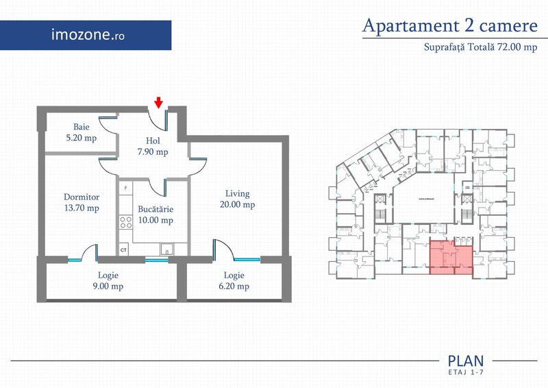 In apropierea statiei de metrou Preciziei si Pacii, apartament 2 camere.